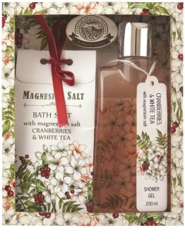 Bohemia Gifts & Cosmetics Magnesium Salt Cranberries & White Tea косметичний набір I.
