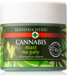 Bohemia Gifts & Cosmetics Cannabis lábápoló kenőcs kérges bőrre kender olajjal