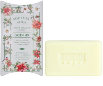 Bohemia Gifts & Cosmetics Green Spa jabón con textura de crema con glicerina