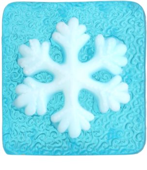 Bohemia Gifts & Cosmetics Snowflake jabón hecho a mano con glicerina