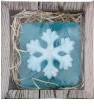Bohemia Gifts & Cosmetics Snowflake jabón hecho a mano con glicerina