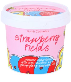 Bomb Cosmetics Strawberry Fields sprchový peeling