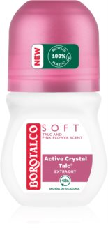 borotalco soft talc and pink flowers