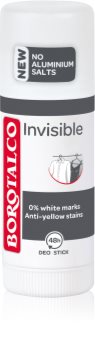 Borotalco Invisible dezodor deo stift a fehér és sárga foltok ellen