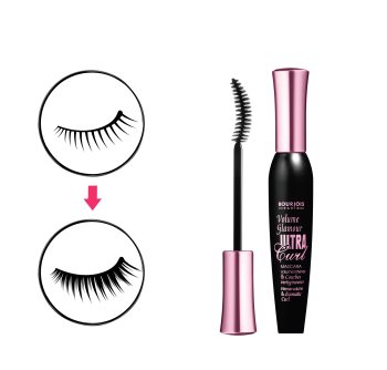 Bourjois Mascara Volume Glamour Ultra-Curl Schwung und Länge Mascara