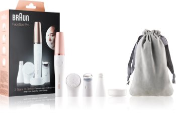 Braun FaceSpa Pro 911 sistema 3 in 1 per depilare, rivitalizzare e tonificare il viso