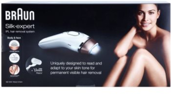 Braun Silk Expert IPL BD 5001 IPL epilátor testre és arcra + borotva Gillette Venus