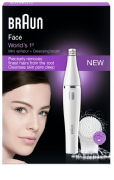 Braun Face 810 epilator s čistilno krtačko za obraz