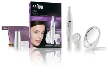 Braun Face 830 Epilator met Reinigingsborsteltje voor het Gezicht