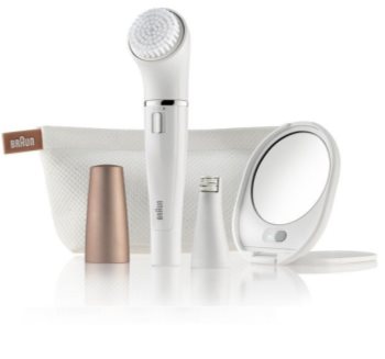 Braun Face 831 Epilator with Facial Cleansing Extension