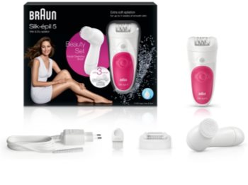 Braun Silk épil 5-539 Epilator with Cleansing Brush For Face