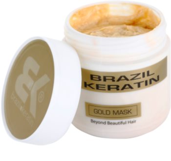 Brazil Keratin Gold keratínová regeneračná maska pre poškodené vlasy