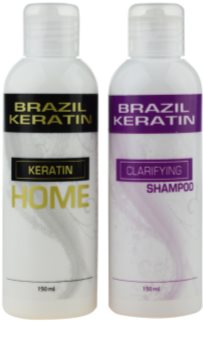 Brazil Keratin Home zestaw kosmetyków I. (do włosów trudno poddających się stylizacji)