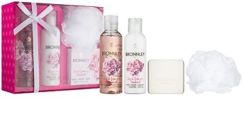 Bronnley Pink Peony & Rhubarb Cosmetic Set I.
