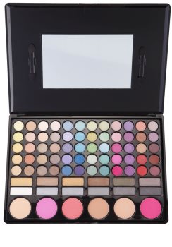 BrushArt Color paleta dekorativní kosmetiky se zrcátkem a aplikátorem