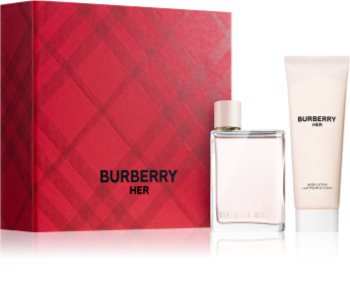 burberry her woda perfumowana 50 ml   zestaw