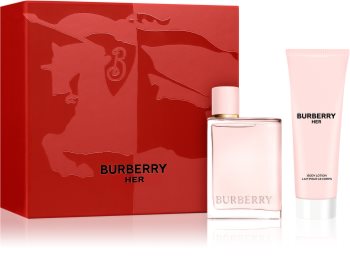 burberry her woda perfumowana 50 ml   zestaw 