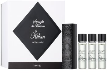 By Kilian Straight To Heaven, white cristal eau de parfum pour homme 4 x 7,5 ml (1x rechargeable + 3x recharge)