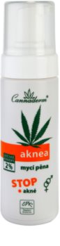Cannaderm Aknea espuma de limpeza antiacne