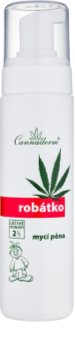 Cannaderm Robatko espuma de limpeza para crianças