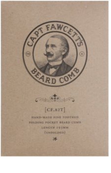 Captain Fawcett Accessories skladací hrebeň na bradu