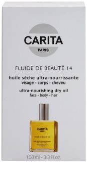 Carita Beauté 14 óleo seco nutritivo para rosto, corpo e cabelo