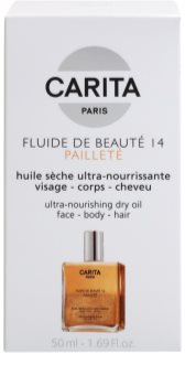 Carita Beauté 14 pflegendes Trockenöl mit Glitzerteilchen