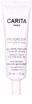 Carita Progressif Anti-Age Global tratamento rejuvenescedor complexo para contornos dos olhos e lábios