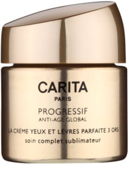 Carita Progressif Anti-Age Global festigende und aufhellende Creme für Augen - und Lippenkonturen