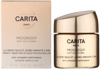 Carita Progressif Anti-Age Global festigende und aufhellende Creme für Augen - und Lippenkonturen