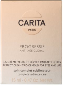 Carita Progressif Anti-Age Global festigende und aufhellende Creme für Augen - und Lippenkonturen