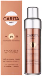 Carita Progressif Anti-Age Solaire Bräunungscreme für das Gesicht mit Anti-Falten-Effekt SPF 50