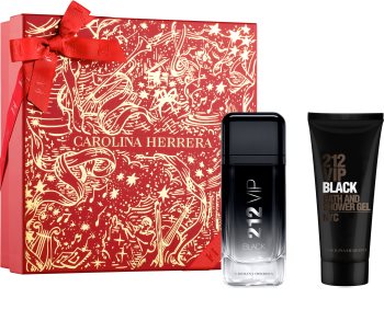 carolina herrera 212 vip black woda perfumowana 100 ml   zestaw 