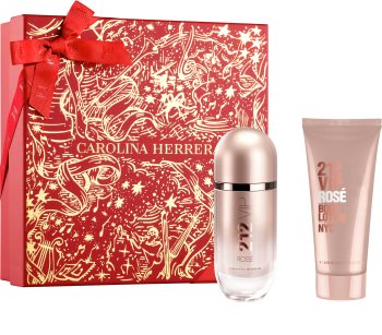 carolina herrera 212 vip rose woda perfumowana 80 ml   zestaw 