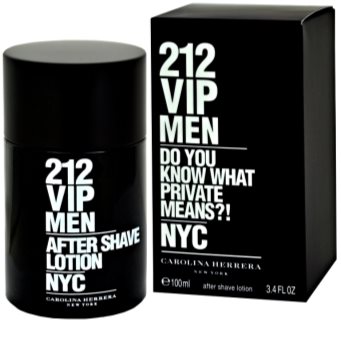 Carolina Herrera 212 VIP Men After Shave Lotion for Men 100 ml