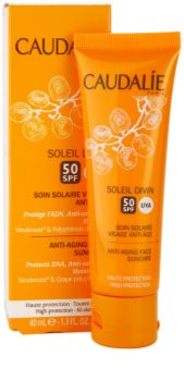Caudalie Soleil Divin krema proti gubam za sončenje SPF 50