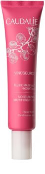 Caudalie Vinosource feuchtigkeitsspendendes, mattierendes Fluid für Mischhaut