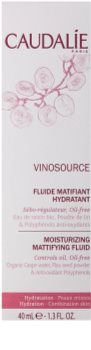 Caudalie Vinosource feuchtigkeitsspendendes, mattierendes Fluid für Mischhaut