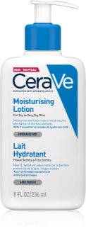 CeraVe Moisturizers mleczko nawilżające do twarzy i ciała do skóry suchej i bardzo suchej