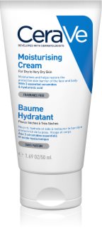 CeraVe Moisturizers crème hydratante visage et corps pour peaux sèches à très sèches