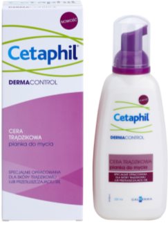 Cetaphil DermaControl mousse de limpeza para pele oleosa propensa a acne