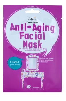 Cettua Clean & Simple Zellschicht-Maske mit Antifalten-Effekt