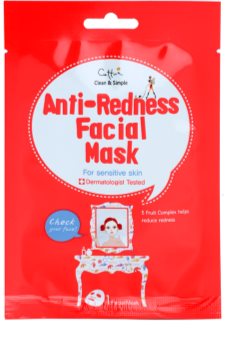 Cettua Clean & Simple Sheet Mask for Sensitive, Redness-Prone Skin