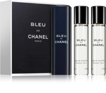 Chanel Bleu de Chanel toaletná voda (1x plniteľná + 2x náplň) pre mužov 3x20 ml