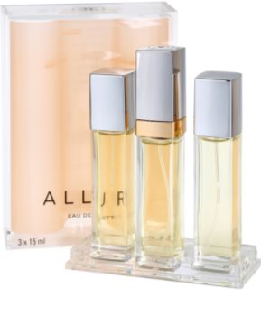 Chanel Allure eau de toilette para mujer 45 ml (1x recargable + 2x recarga)