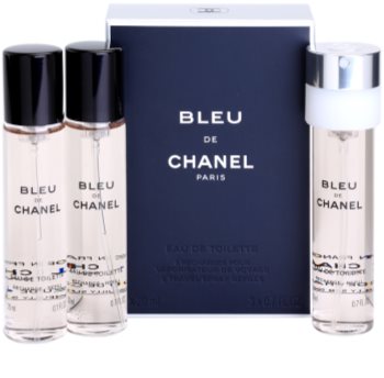Chanel Bleu de Chanel Eau de Toilette para homens 3 x 20 ml recarga