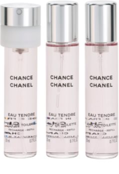 Chanel Chance Eau Tendre toaletná voda pre ženy 3x20 ml (3 x náplň)