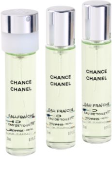 Chanel Chance Eau Fraîche toaletní voda pro ženy 3x20 ml (3 x náplň)