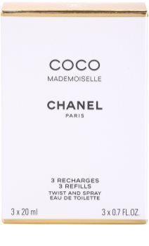 Chanel Coco Mademoiselle woda toaletowa dla kobiet 3x20 ml (3 x napełnienie)