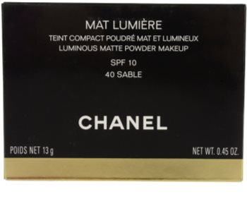 Chanel Mat Lumière Compact világosító púder